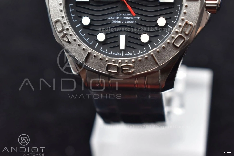 SS Diver Black VSF A8800 Seamaster On Black Dial 1:1 Bracelet Best 300M Ceramic Edition 0419